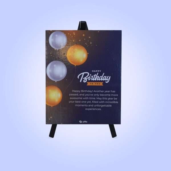 Happy Birthday Wishing Frame Party Oriented Yiflo Frames