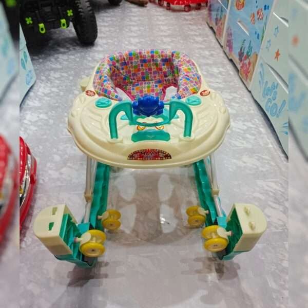 Baby 2-1 Walker Rocking & swing with Cat Design & Lights Music - Image 3