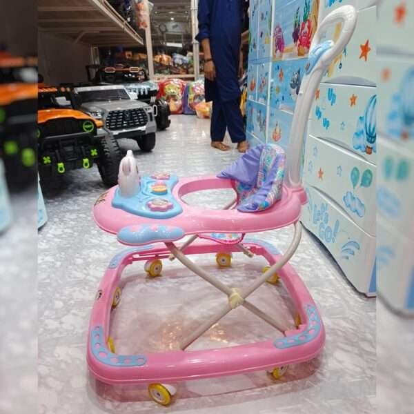 High-Quality Plastic Baby Walker with Handle - Image 2