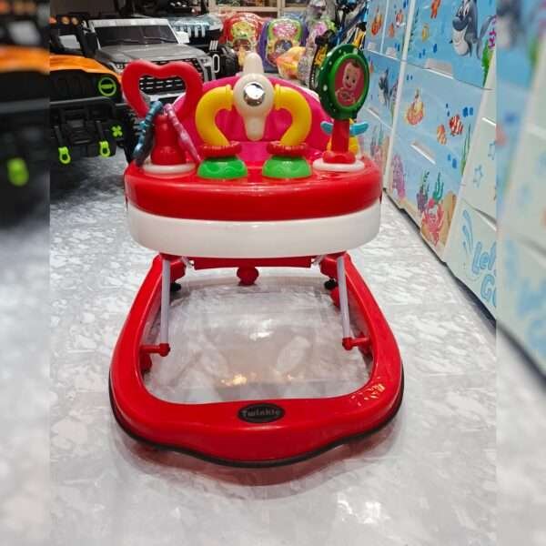 Baby Walker Plastic Folding And Comfortale Walker Attached Toys And Button
