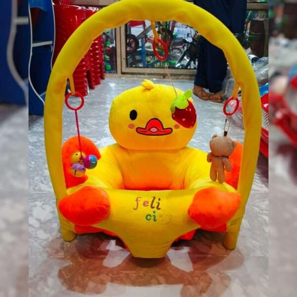 Baby Sofa Support Seat Chair Learn to Sit Padded with Rods and Toys